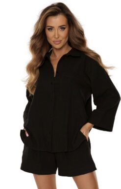 Komplet damski De Lafense Harper 855 czarny