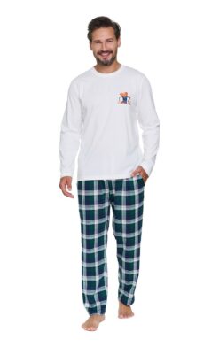 Piżama męska długa Doctor Nap 7514 teddy
